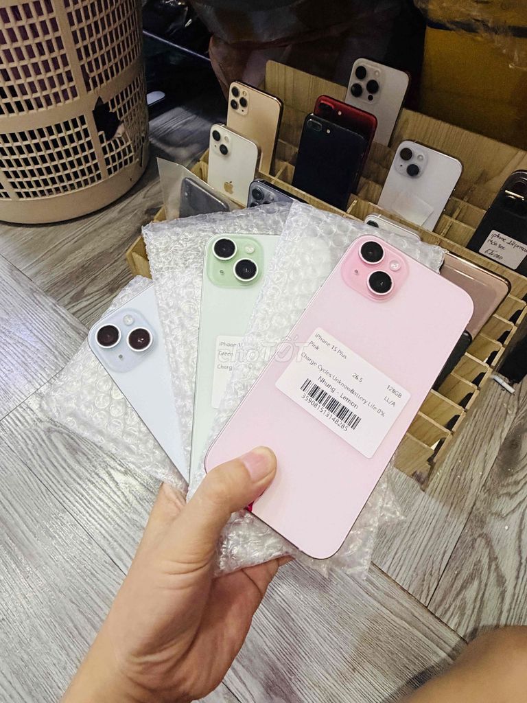 Apple iPhone 15 Plus 128GB Hồng 99,99% Quốc tế. Mua bán Điện thoại tại Quận Hải Châu Đà Nẵng được đăng bởi Hoàng Táo 273 Nguyễn Hoàng hình 1