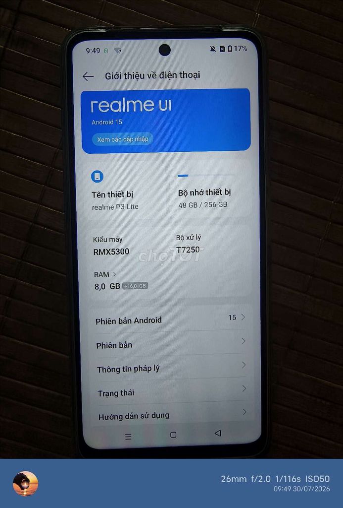 realme P3 Lite 8GB 256GB. Mua bán Điện thoại tại Huyện Chơn Thành Bình Phước được đăng bởi tinh hình 1