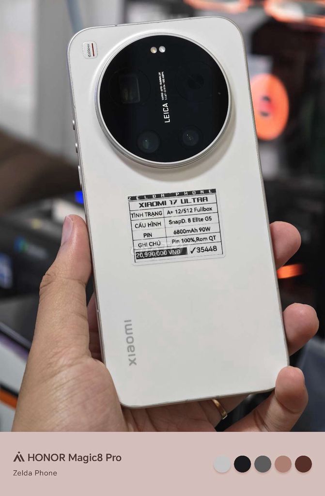 Xiaomi 17 Ultra 12GB/512GB Rom TV Fullbox. Mua bán Điện thoại tại Quận Ninh Kiều Cần Thơ được đăng bởi Zelda Phone hình 1