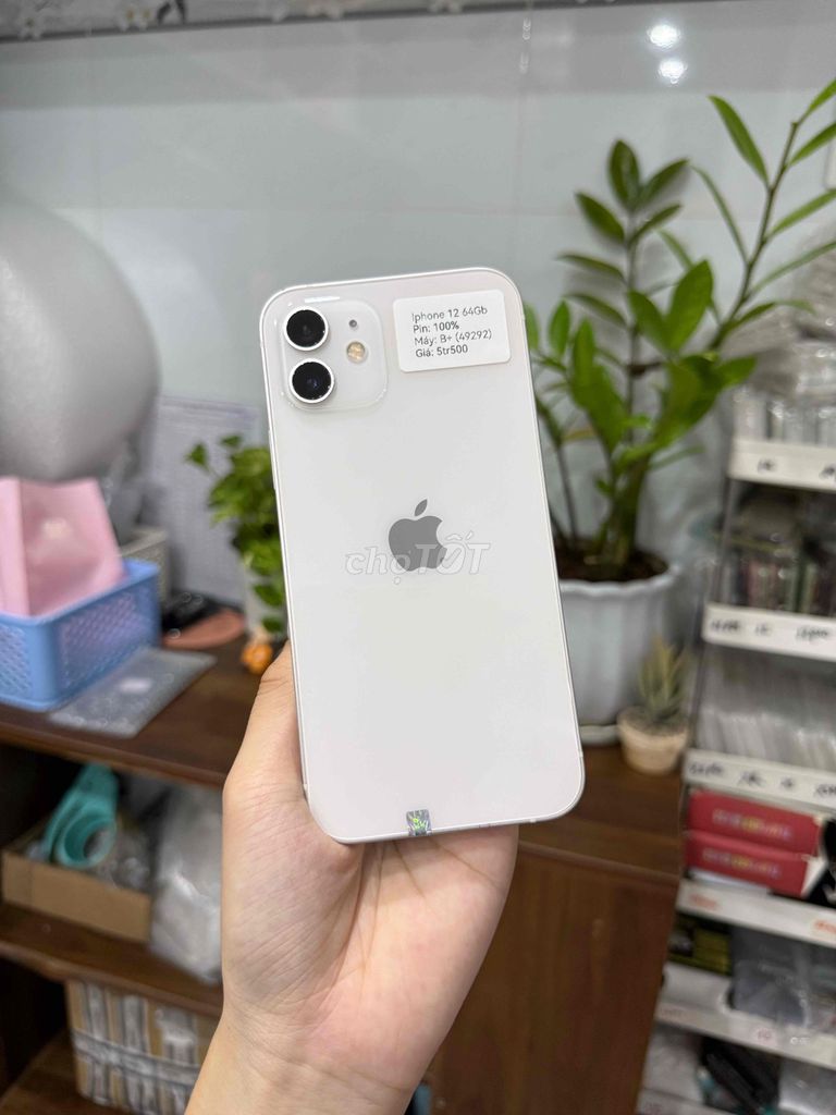 Apple iPhone 12 64GB Trắng | Zin đẹp 98.5%. Mua bán Điện thoại tại Huyện Hóc Môn Tp Hồ Chí Minh được đăng bởi Luân Hoài hình 1