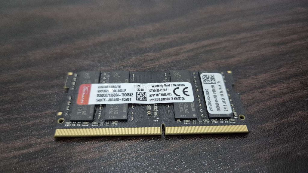 RAM HyperX Impact DDR4 16GB Bus 2666. Mua bán Linh kiện (RAM, Card...) tại Thành phố Bà Rịa Bà Rịa - Vũng Tàu được đăng bởi Pham Tien hình 1