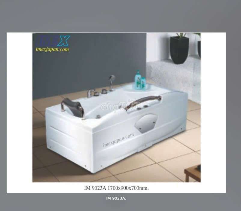 Bồn tắm massage IMEX Việt Nhật IM 9023A. Mua bán Thiết bị vệ sinh, nhà tắm tại Huyện Nhà Bè Tp Hồ Chí Minh được đăng bởi IMEX Việt Nhật hình 1