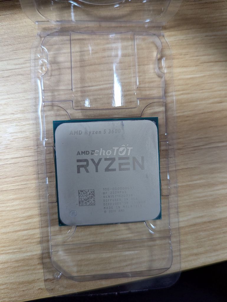 CPU AMD Ryzen 5 3600 Đã sử dụng. Mua bán Linh kiện (RAM, Card...) tại Thành phố Thủ Đức Tp Hồ Chí Minh được đăng bởi Nguyễn Hoàng Vũ hình 1