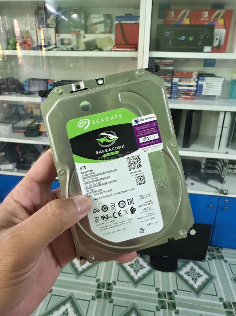 Ổ cứng HDD Seagate Barracuda 4TB. Mua bán Linh kiện (RAM, Card...) tại Quận Cái Răng Cần Thơ được đăng bởi GAMESTORE 1992 hình 1