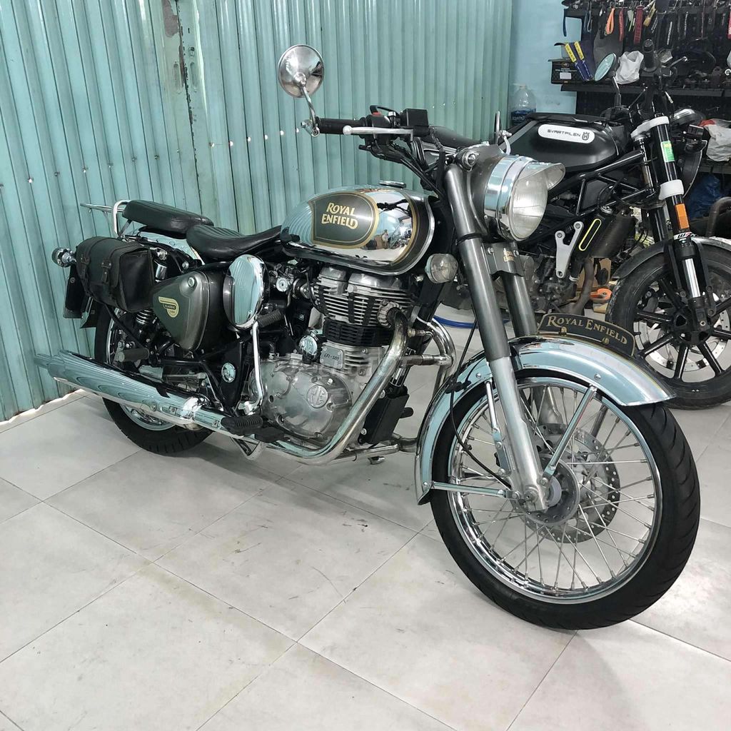 Classic 500 lên 2pô, odo 10k. Royal 500 classic500. Mua bán Xe máy tại Quận Tân Phú Tp Hồ Chí Minh được đăng bởi Tuấn Phương hình 1