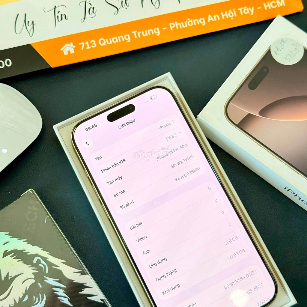 Apple iPhone 16 Pro Max 256GB Sa Mạc Đã sử dụng. Mua bán Điện thoại tại Quận Gò Vấp Tp Hồ Chí Minh được đăng bởi Hội Đồ Điện Tử hình 1