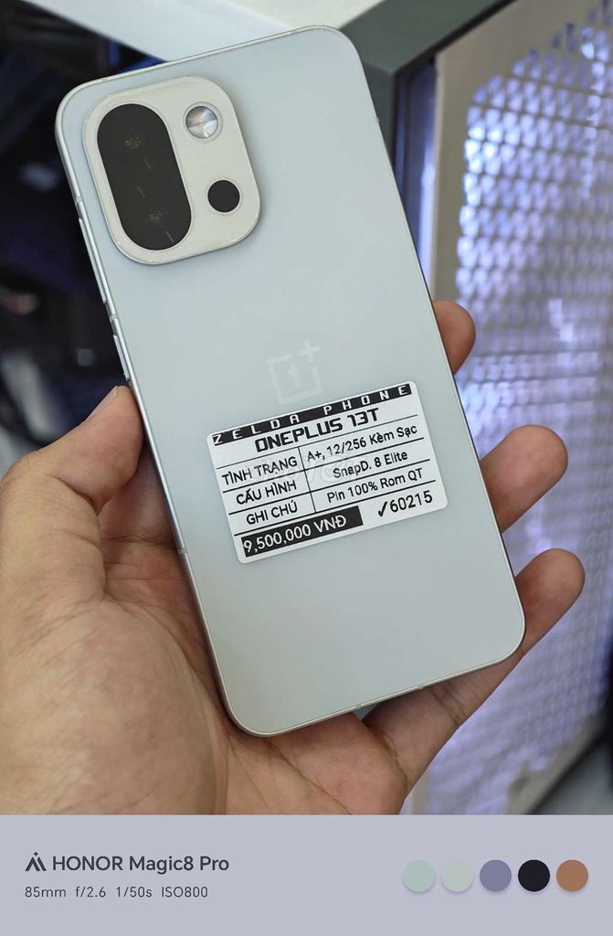Oneplus 13T 12GB/256GB Kèm Sạc. Mua bán Điện thoại tại Quận Ninh Kiều Cần Thơ được đăng bởi Zelda Phone hình 1