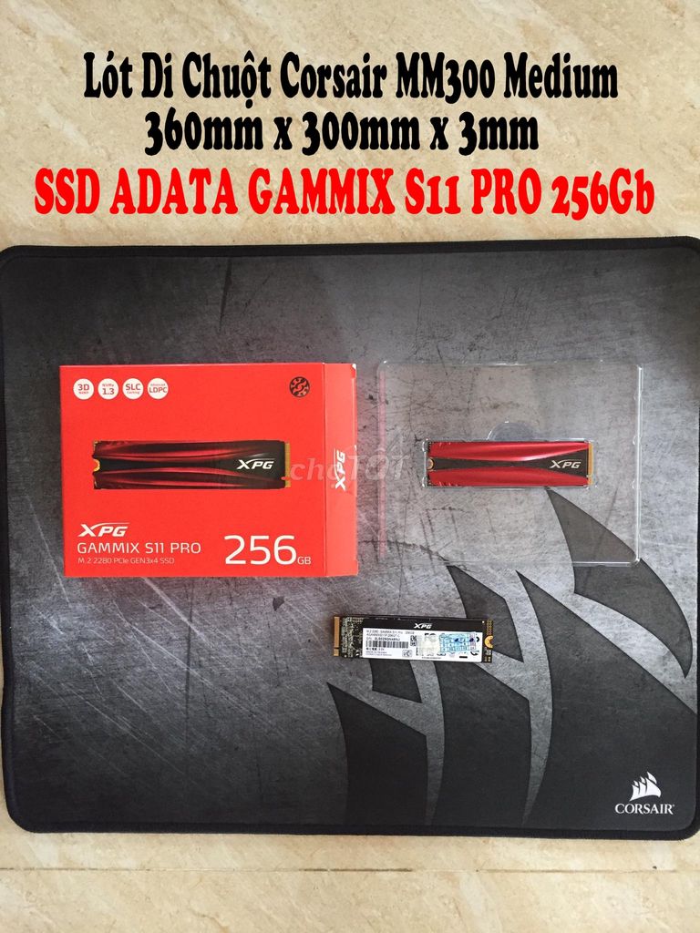 SSD ADATA GAMMIX S11 PRO 256GB hang VIP thanh lý