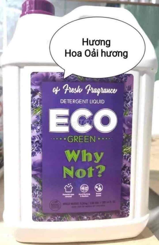 Nước giặt Ecoco Oải hương 10L. Mua bán Nội thất, đồ gia dụng khác tại Huyện Kiến Thuỵ Hải Phòng được đăng bởi Hà Ngọc  hình 1