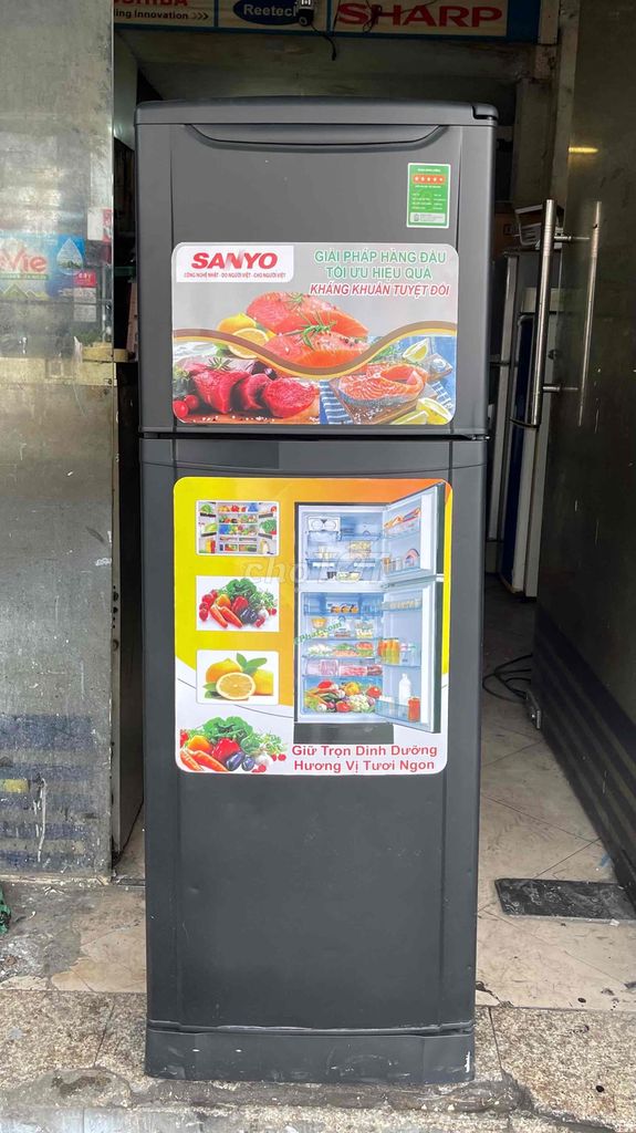 Tủ lạnh Sanyo 150 lít êm không bám tuyết🖤