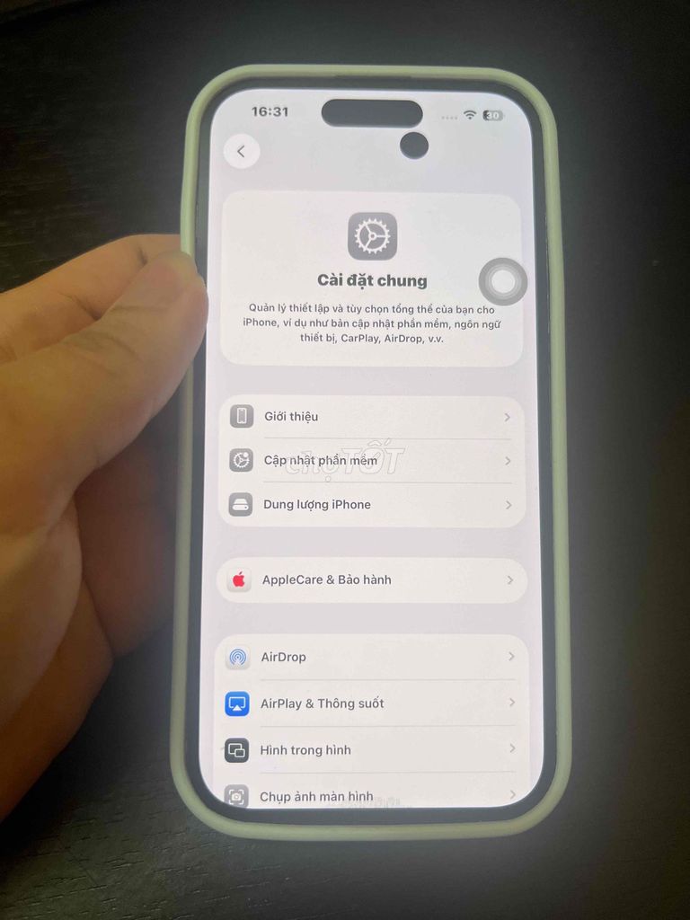 Apple iPhone 14 Pro Xanh nhạt 96% Đã sử dụng. Mua bán Điện thoại tại Thị xã Sơn Tây Hà Nội được đăng bởi thai hình 1