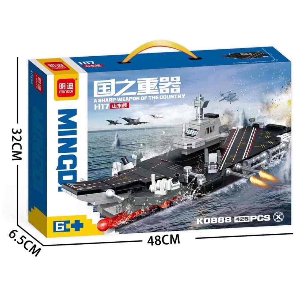 Lego tàu sân bay 30cm mã K0888