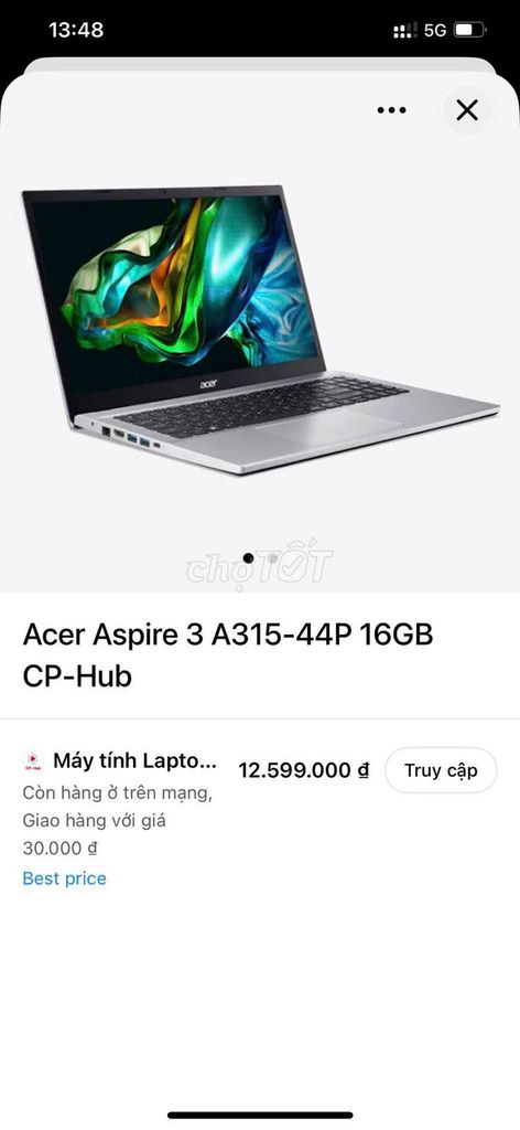 Acer Aspire 3 A315-44P. Mua bán Laptop tại Quận 7 Tp Hồ Chí Minh được đăng bởi Ánh Ánh hình 1