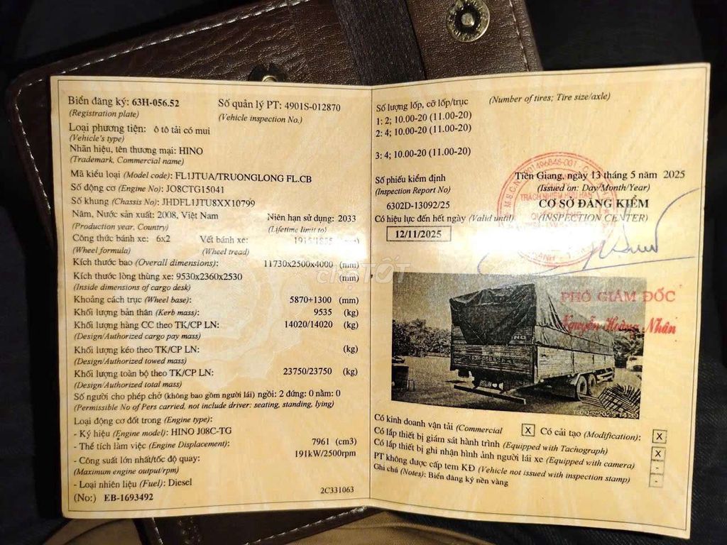 Hino 15t thùng bạt dài 9m5 zin đẹp. Mua bán Xe tải, xe ben tại Thành phố Thuận An Bình Dương được đăng bởi Tran van thuong hình 5