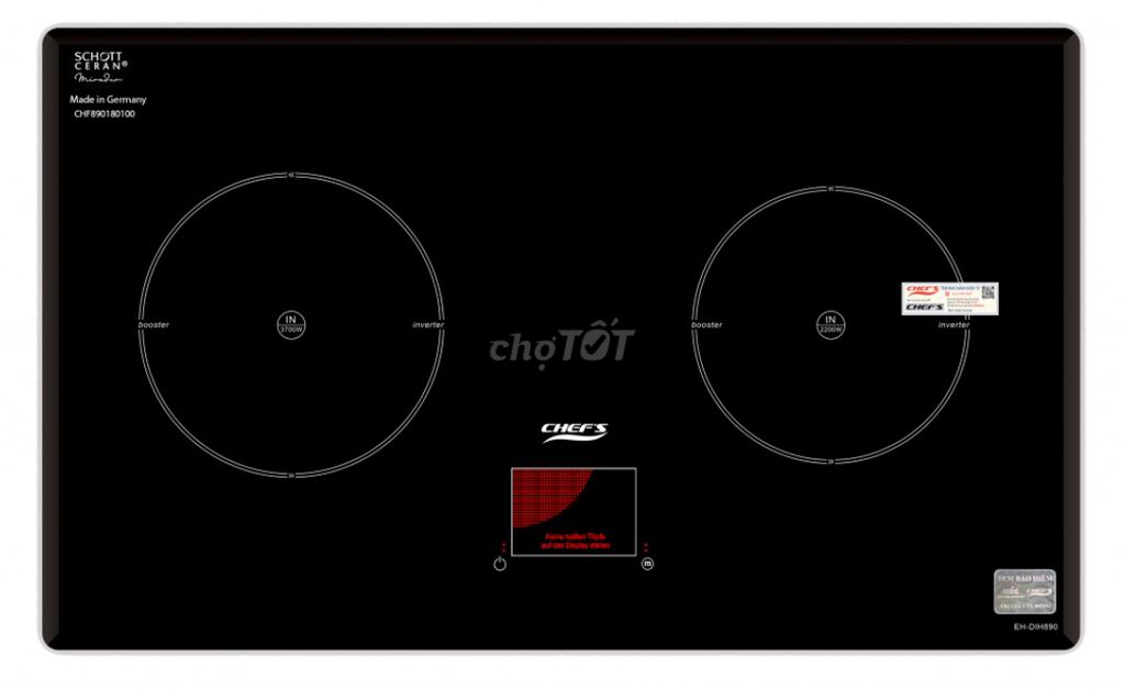 Bếp từ đôi Chefs DIH890. Mua bán Bếp, lò, đồ điện nhà bếp tại Quận Bắc Từ Liêm Hà Nội được đăng bởi Nguyen Duc hình 1