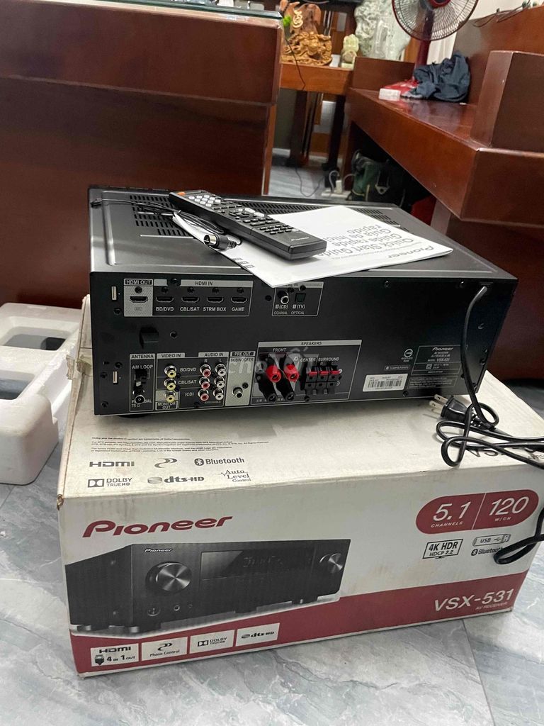 âm ly 5.1  Pioneer VSX 531hàng xuất nhật điện 110v