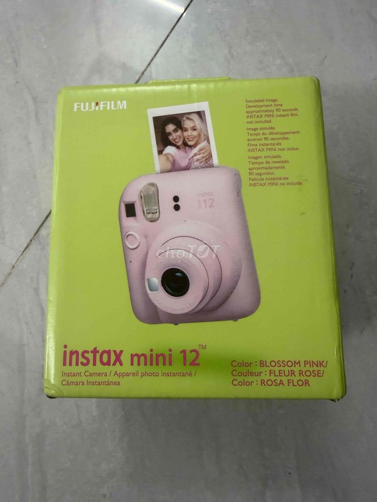 Máy ảnh Fujifilm Instax Mini 12 Hồng. Mua bán Máy ảnh, Máy quay tại Quận 10 Tp Hồ Chí Minh được đăng bởi thaonguyen hình 1