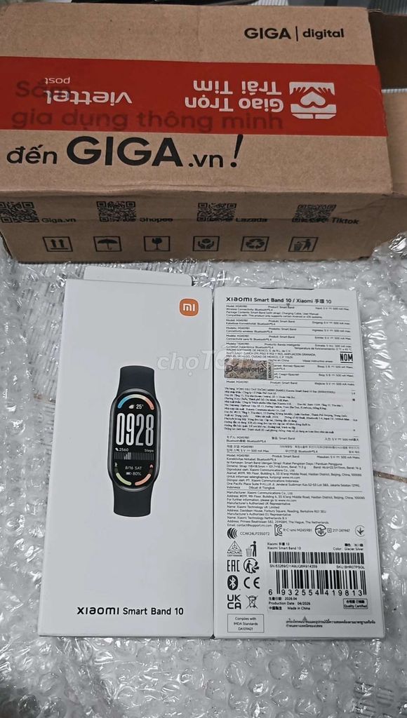 Xiaomi Smart Band 10 Trắng - nhập hãng full b.hành. Mua bán Thiết bị đeo thông minh tại Quận Ninh Kiều Cần Thơ được đăng bởi FB Số Đỏ Sto Res  hình 1