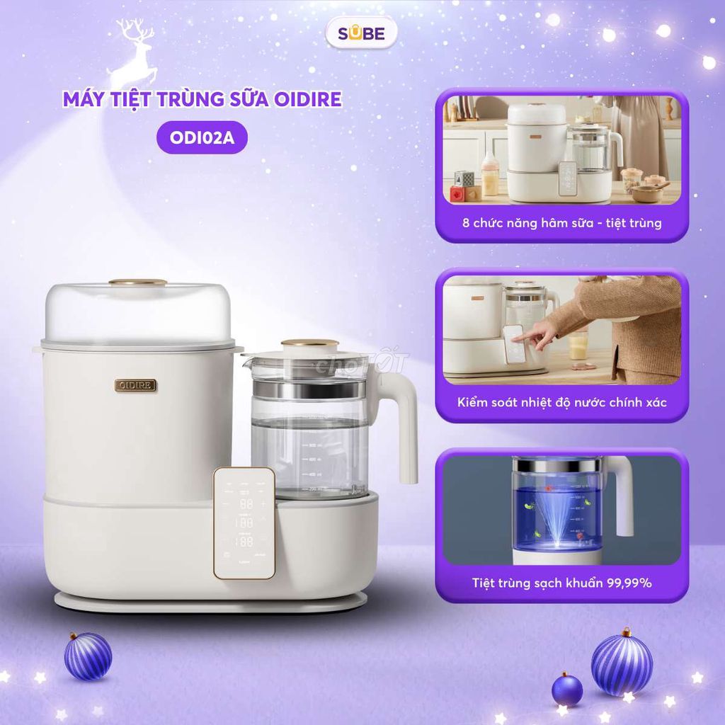 Máy hâm sữa tiệt trùng OIDIRE ODI02A Trắng. Mua bán Mẹ và bé tại Quận Cái Răng Cần Thơ được đăng bởi HOANG PHÚC hình 1