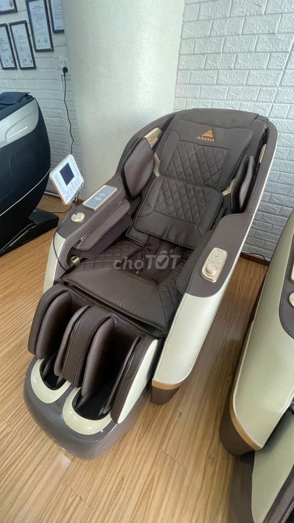 Ghế massage ASAMA Sonic 3 Sóng âm Nâu Mới 99%. Mua bán Bàn ghế tại Thành phố Hồng Ngự Đồng Tháp được đăng bởi lantuongasama hình 1