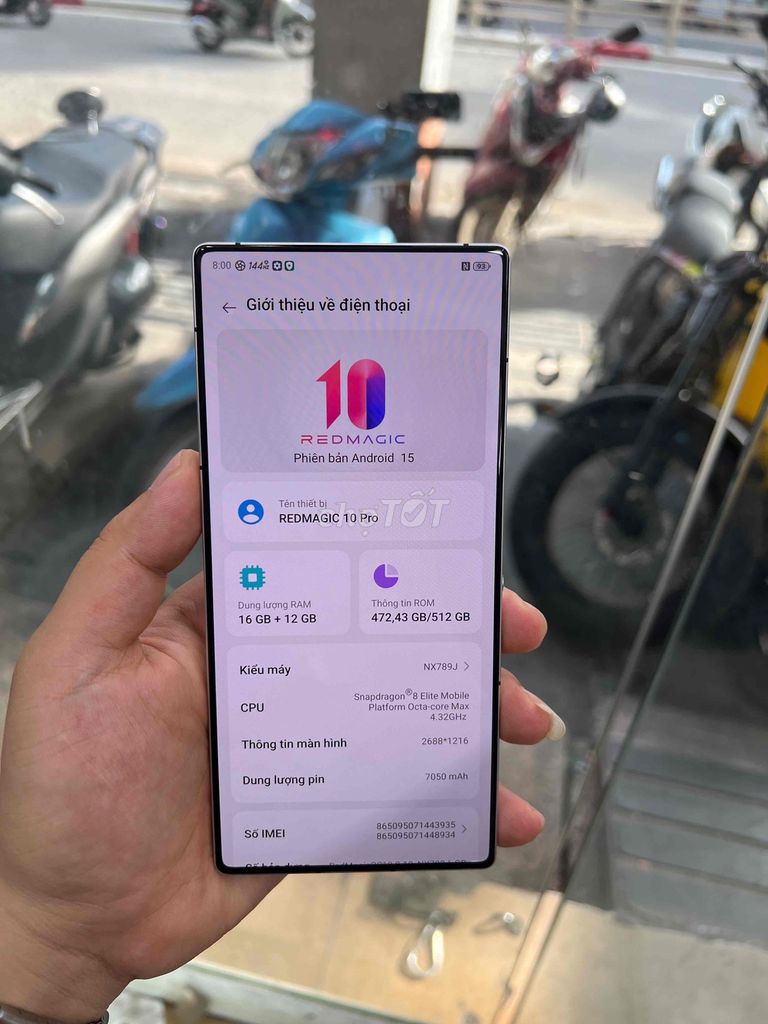 REDMAGIC 10 Pro 16+12GB 512GB Bạc Đã sử dụng. Mua bán Điện thoại tại Quận Đống Đa Hà Nội được đăng bởi nguyên mạnh hùng hình 1