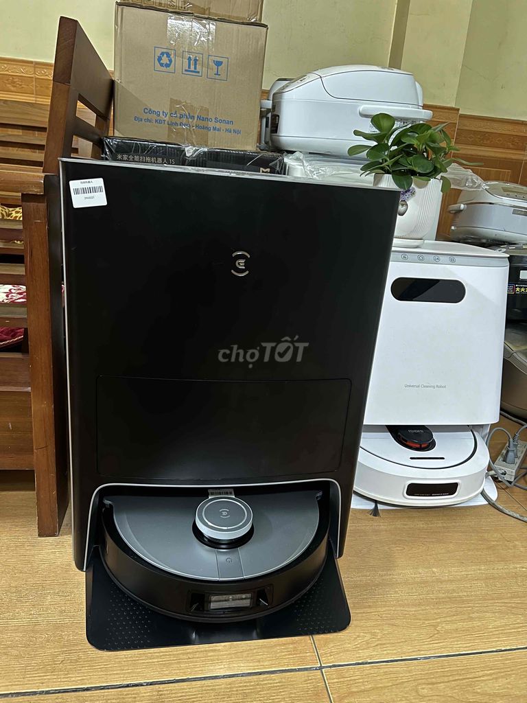 ROBOT HÚT BỤI LAU NHÀ, TỰ ĐỘNG ĐỔ RÁC, GIẶT KHĂN