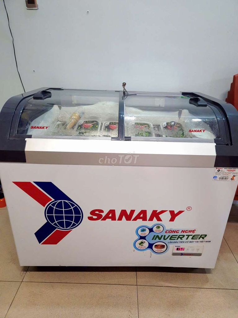 Tủ đông Sanaky Kính lùa. Mua bán Tủ lạnh tại Quận 8 Tp Hồ Chí Minh được đăng bởi HÂN HÂN hình 1