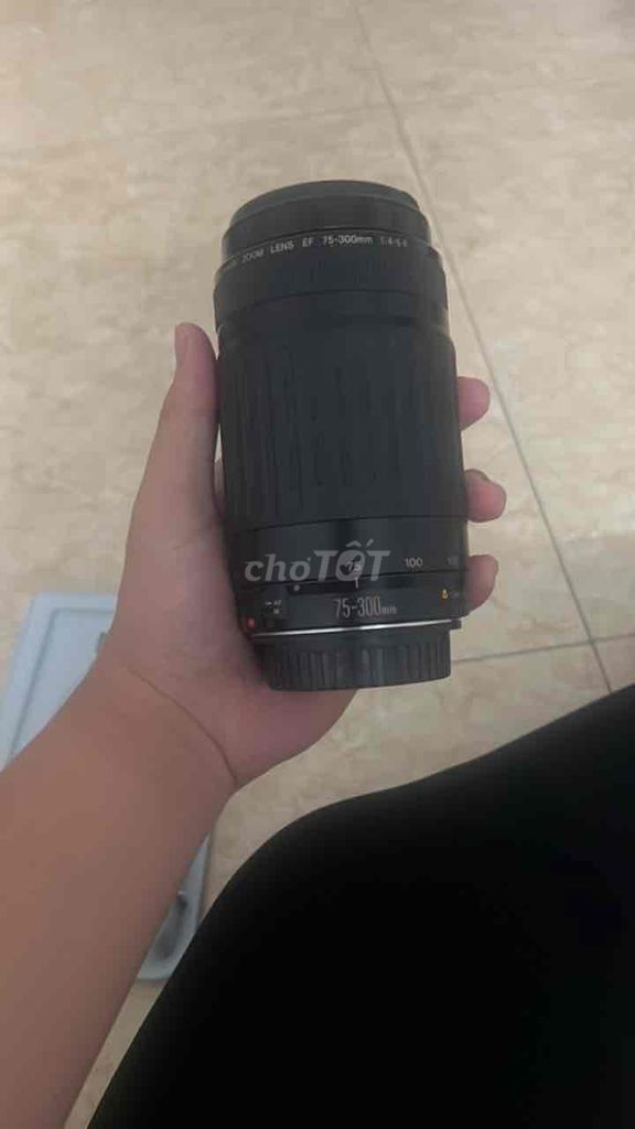 Ống kính Canon EF 75-300mm Đen. Mua bán Máy ảnh, Máy quay tại Quận Nam Từ Liêm Hà Nội được đăng bởi Phong MC hình 1