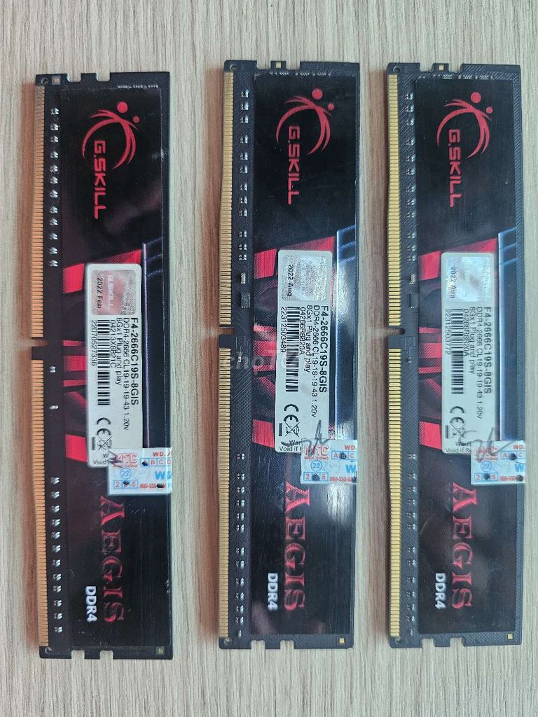 RAM G.Skill Aegis 8GB DDR4 2666MHz Đã qua sử dụng. Mua bán Linh kiện (RAM, Card...) tại Thành phố Thuận An Bình Dương được đăng bởi Nguyễn Duy Ngọc hình 1