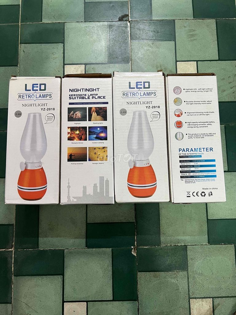 Đèn ngủ YZ-2018 Cam. Mua bán Đèn tại Quận 8 Tp Hồ Chí Minh được đăng bởi Linh Đào  hình 1