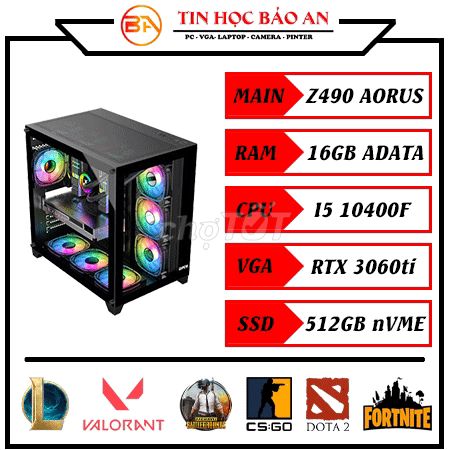 Bộ PC GAMING Z490 & RTX 3060TI Giá Rẻ