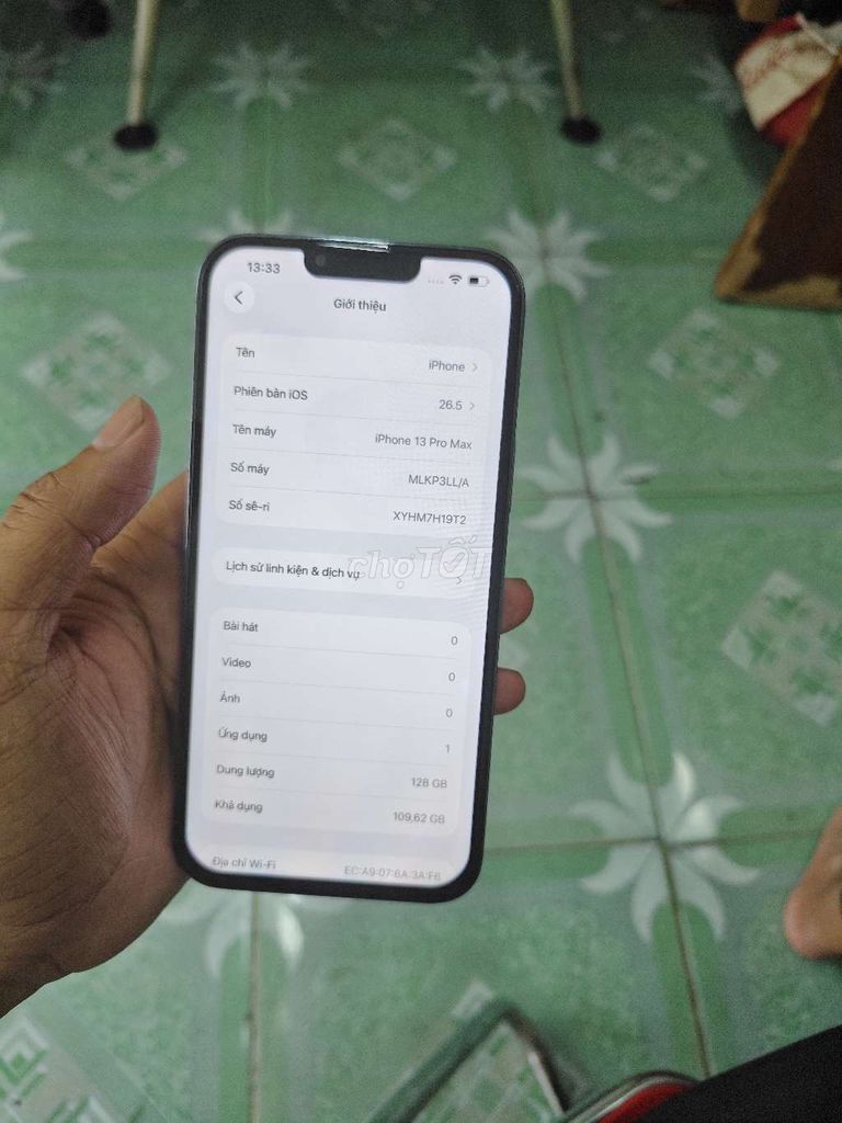 iPhone 13 Pro Max 128GB bán hay giao lưu. Mua bán Điện thoại tại Huyện Đất Đỏ Bà Rịa - Vũng Tàu được đăng bởi trung hình 1