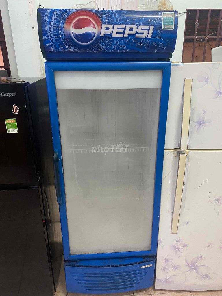 tủ mát pepsi 260L không đông tuyết bao ship có bh