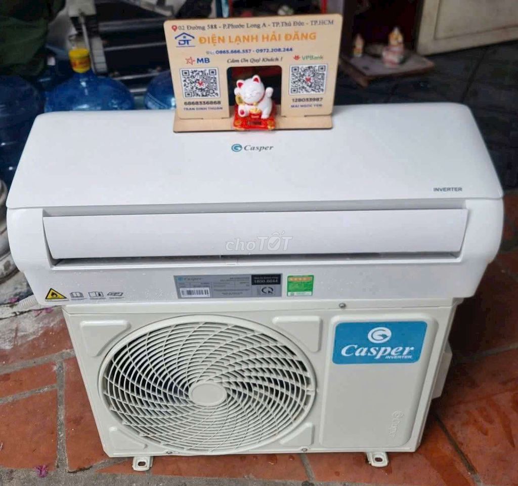 Casper Inverter R32 1hp êm zin bh hãng t11/26. Mua bán Máy lạnh, điều hoà tại Quận Gò Vấp Tp Hồ Chí Minh được đăng bởi Ngoc Yen hình 1