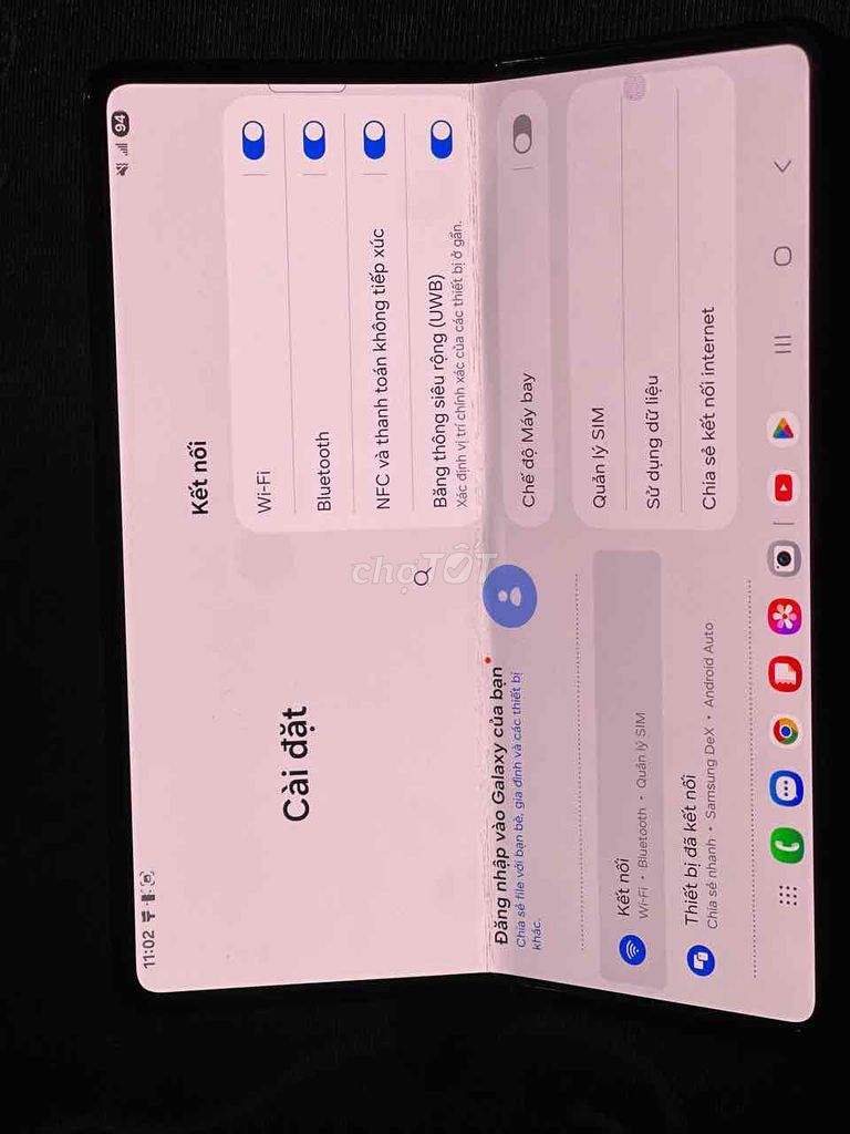 Samsung Galaxy Z Fold3 5G Đen Hơi rạng nhẹ. Mua bán Điện thoại tại Huyện Hóc Môn Tp Hồ Chí Minh được đăng bởi Khang Nguyen hình 1