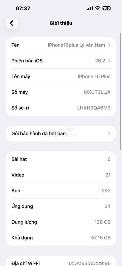 iPhone 16 Plus lock. Mua bán Điện thoại tại Huyện Bình Chánh Tp Hồ Chí Minh được đăng bởi nam Lý hình 1