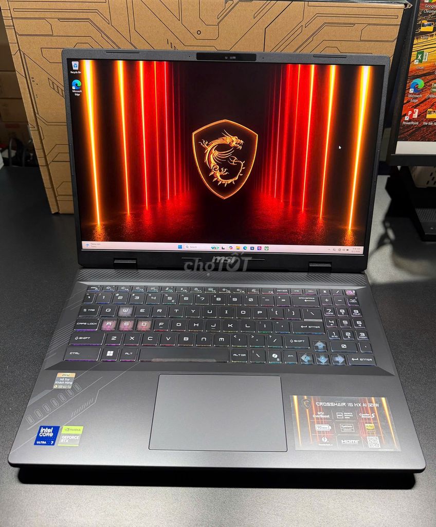 MSI Crosshair 16HX AI Ultra7 255HX/16G/1T/RTX5060 . Mua bán Laptop tại Quận 12 Tp Hồ Chí Minh được đăng bởi Quỳnh Bích hình 1