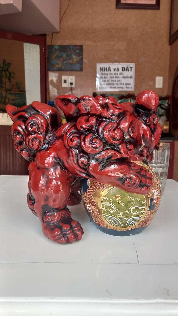 Hỏa Lân hiếm hàng. Đồ xưa chuẩn chỉ . Kt cao 19.24