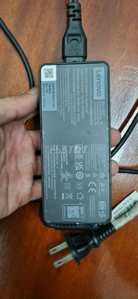 Sạc laptop Lenovo Type C 65W. Mua bán Phụ kiện (Màn hình, Chuột...) tại Quận Liên Chiểu Đà Nẵng được đăng bởi Đông hình 1