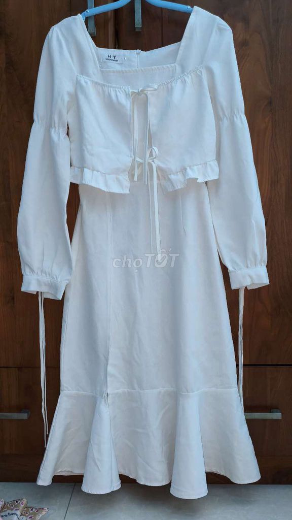 Đầm nữ trắng size S. Mua bán Quần áo tại Quận Bình Tân Tp Hồ Chí Minh được đăng bởi Ý Quân hình 1