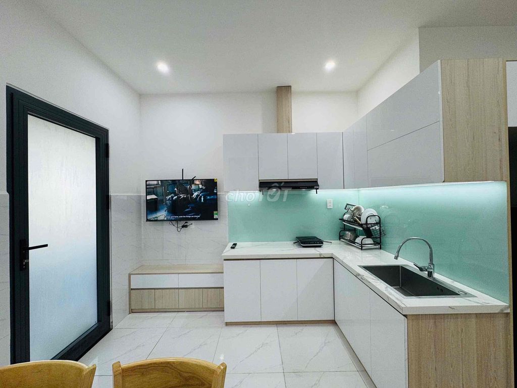 New pet-friendly 1-bedroom with a big kitchen in Khuê Mỹ — photo 10