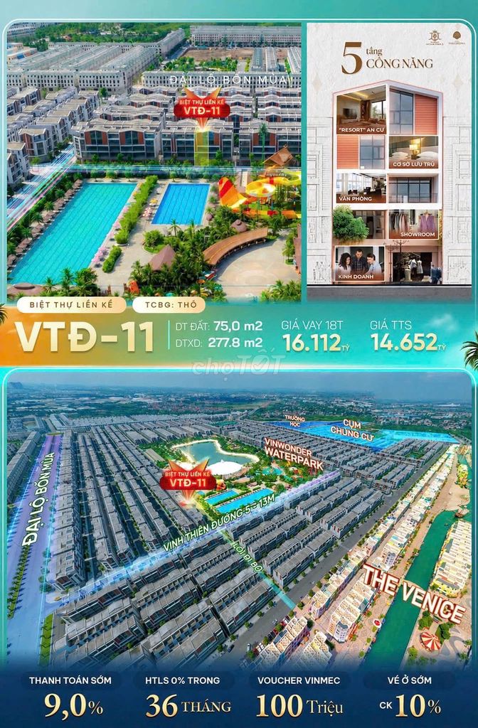 Продается вилла рядом с озером VTD-11, 14,65 млрд долларов