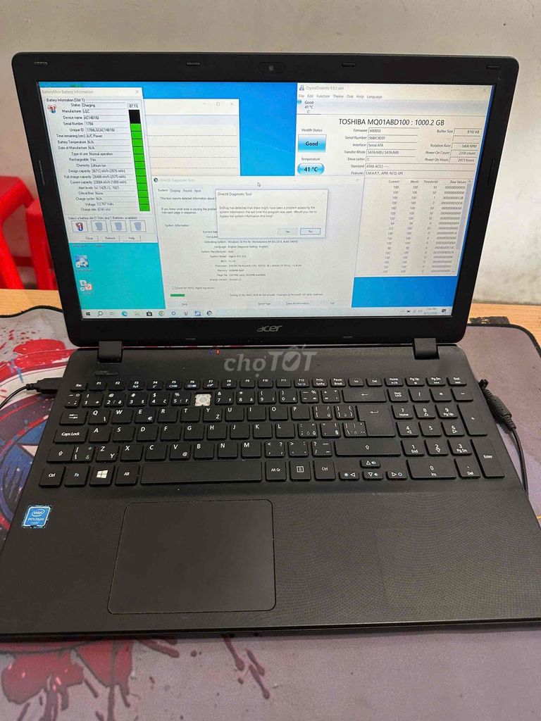 Acer Es1-531 N3710 4GB/1TB Đen Liệt vài phím. Mua bán Laptop tại Quận Đống Đa Hà Nội được đăng bởi Nam Đường Láng hình 1