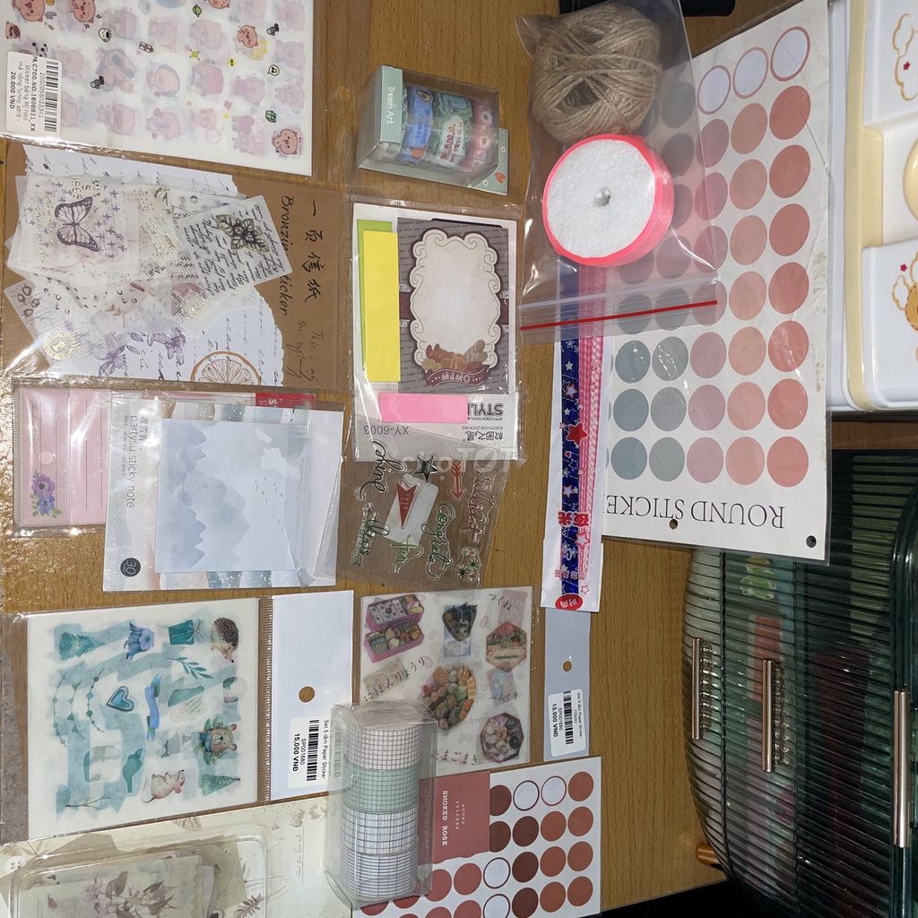 Bộ trang trí sổ Journal. Mua bán Sở thích khác tại Quận Tân Phú Tp Hồ Chí Minh được đăng bởi Hà Linh hình 1