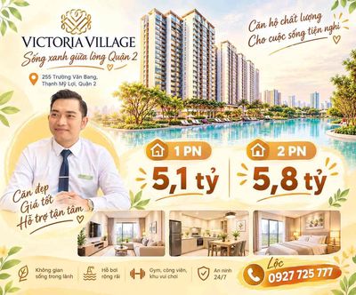 Căn hộ 70 m² · 2 PN · Victoria Village