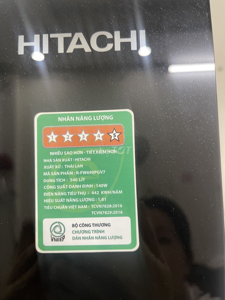 Tủ lạnh Hitachi R-FW690PGV7 540 lít. Mua bán Tủ lạnh tại Quận Thanh Xuân Hà Nội được đăng bởi Võ Thị Năng hình 1