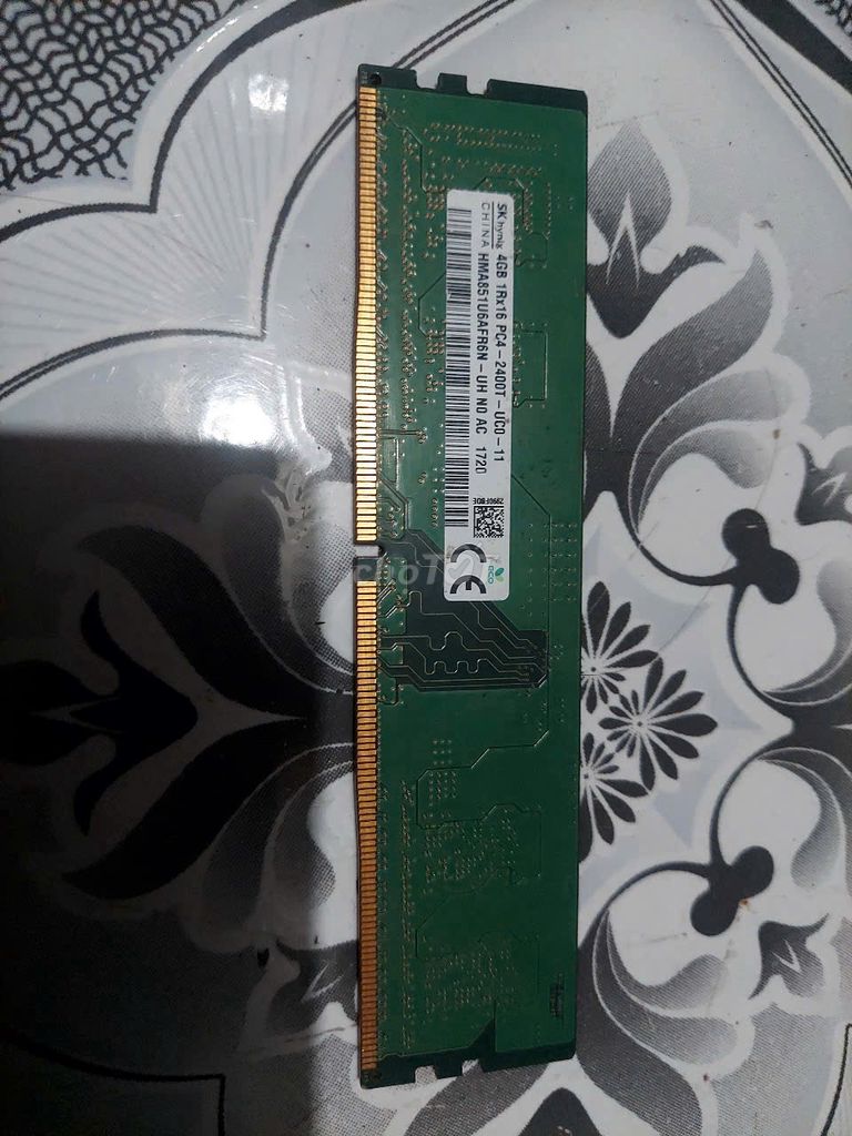 RAM SK Hynix DDR4 4GB Mới. Mua bán Linh kiện (RAM, Card...) tại Huyện Củ Chi Tp Hồ Chí Minh được đăng bởi minh hình 1