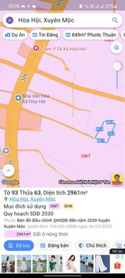 🌟 BÁN ĐẤT MẶT TIỀN XÃ HÒA HỘI – XUYÊN MỘC 🌟. Mua bán đất tại Huyện Xuyên Mộc Bà Rịa - Vũng Tàu được đăng bởi tran canh