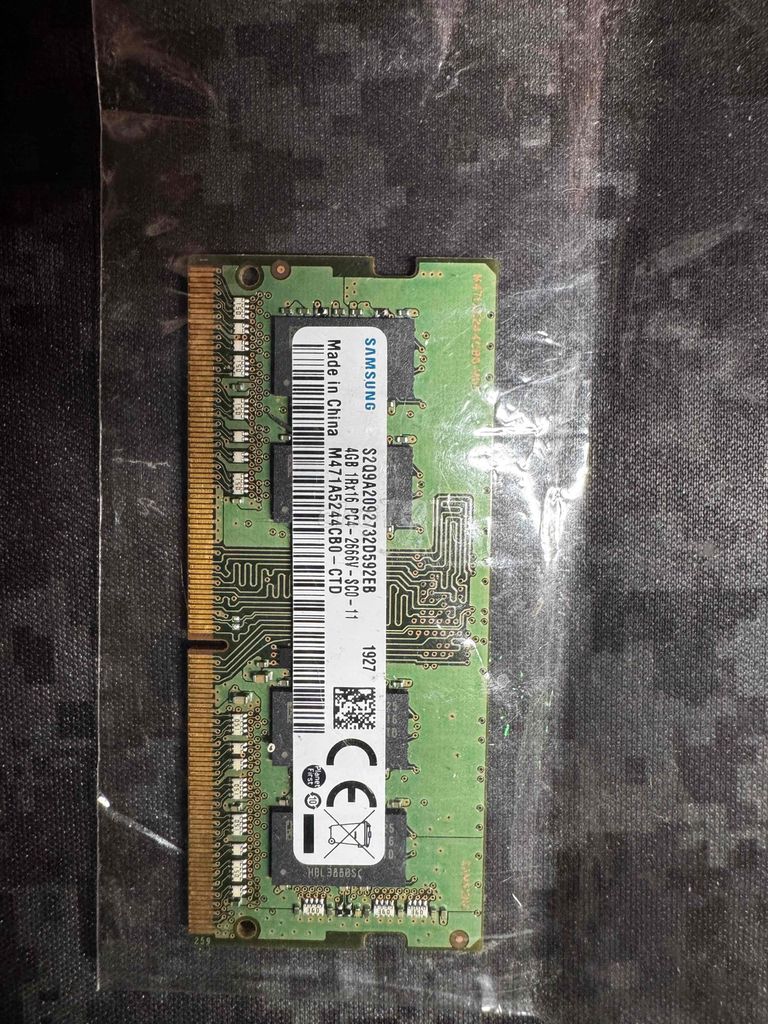 RAM Samsung DDR4 4GB 2666MHz. Mua bán Linh kiện (RAM, Card...) tại Huyện Châu Thành Sóc Trăng được đăng bởi Mr Nhân hình 1