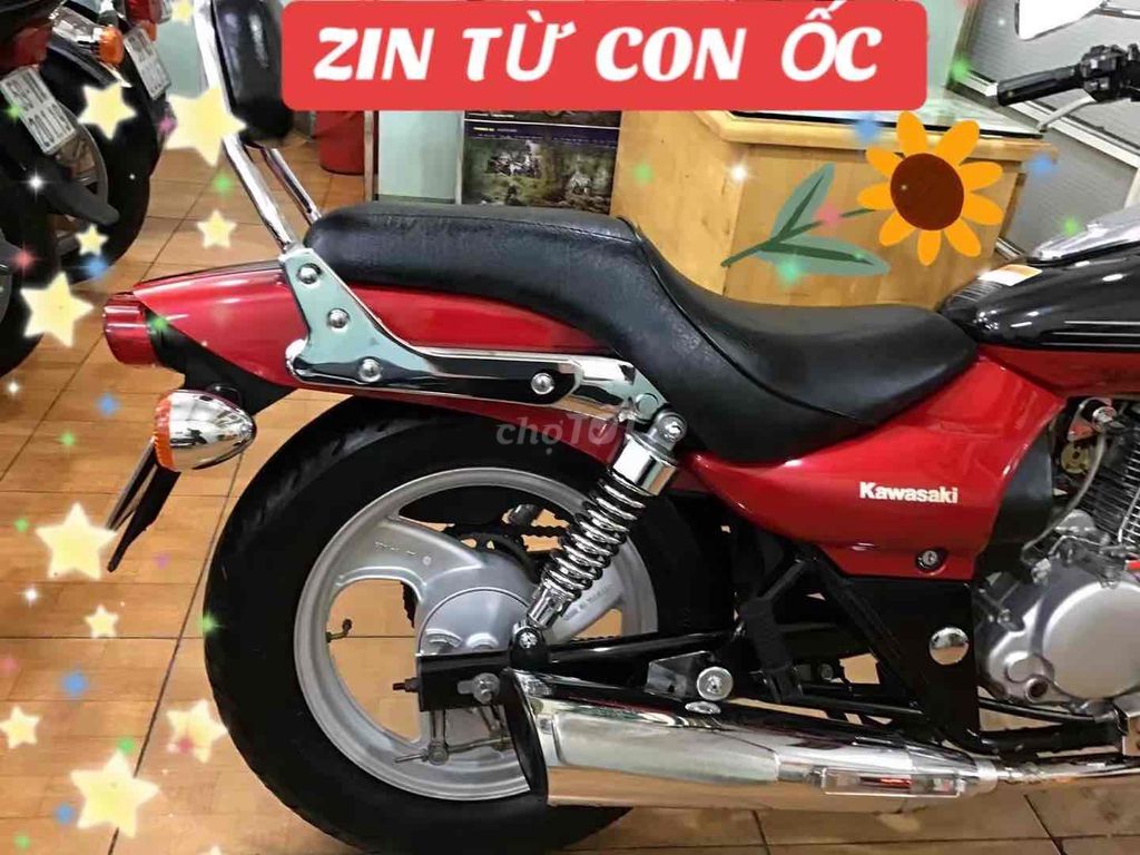 KAWASAKI BOSS 174.SX 2011,ZIN 100%.ODO 12K.CỰC ĐẸP. Mua bán Xe máy tại Quận Phú Nhuận Tp Hồ Chí Minh được đăng bởi MOTO LUU THANH HAI  77A hình 5